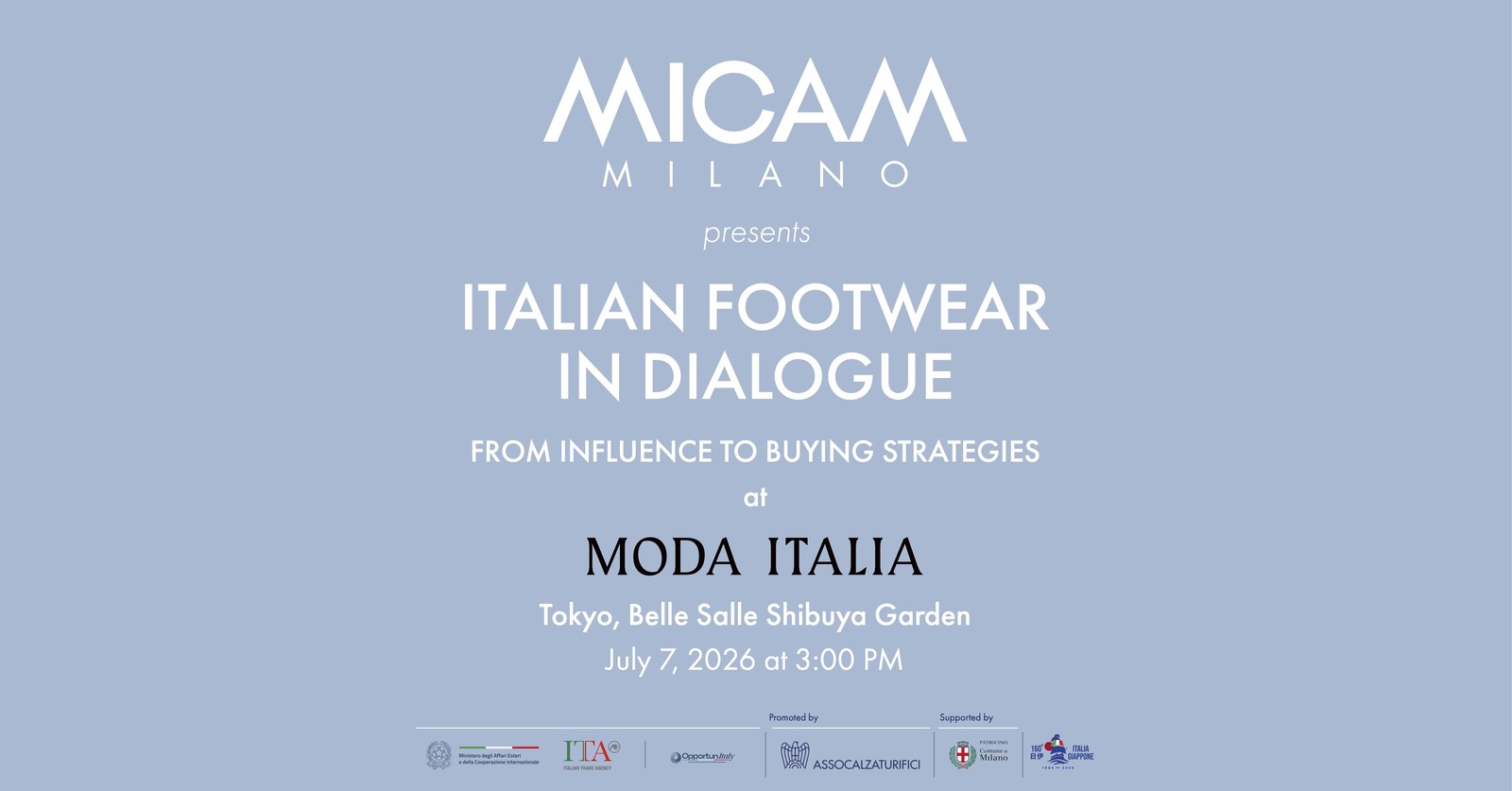 MICAM Milano presents ITALIAN FOOTWEAR IN DIALOGUE at MODA ITALIA