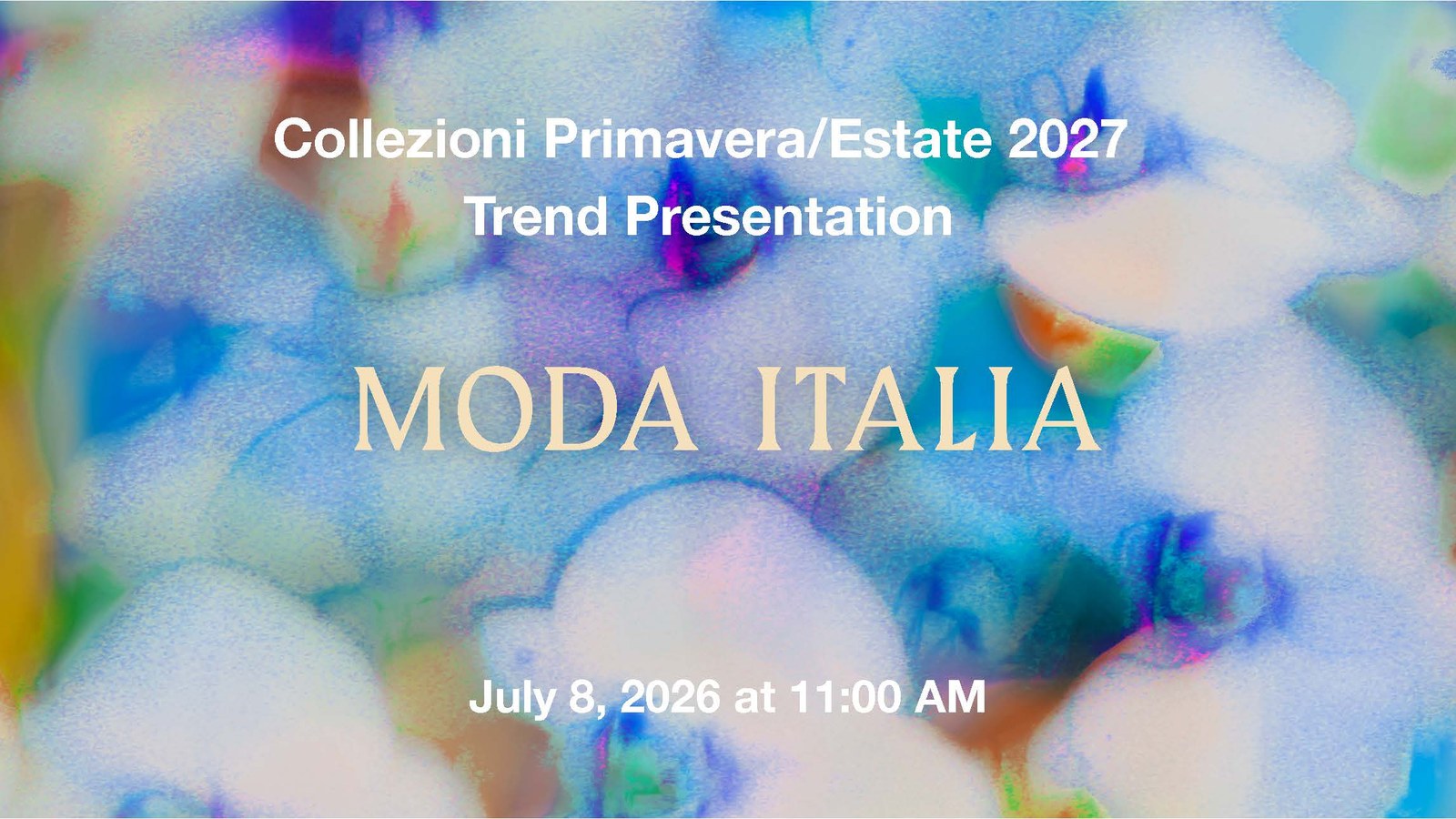 Collezioni Primavera/Estate 2027 Trend Presentation - MODA ITALIA